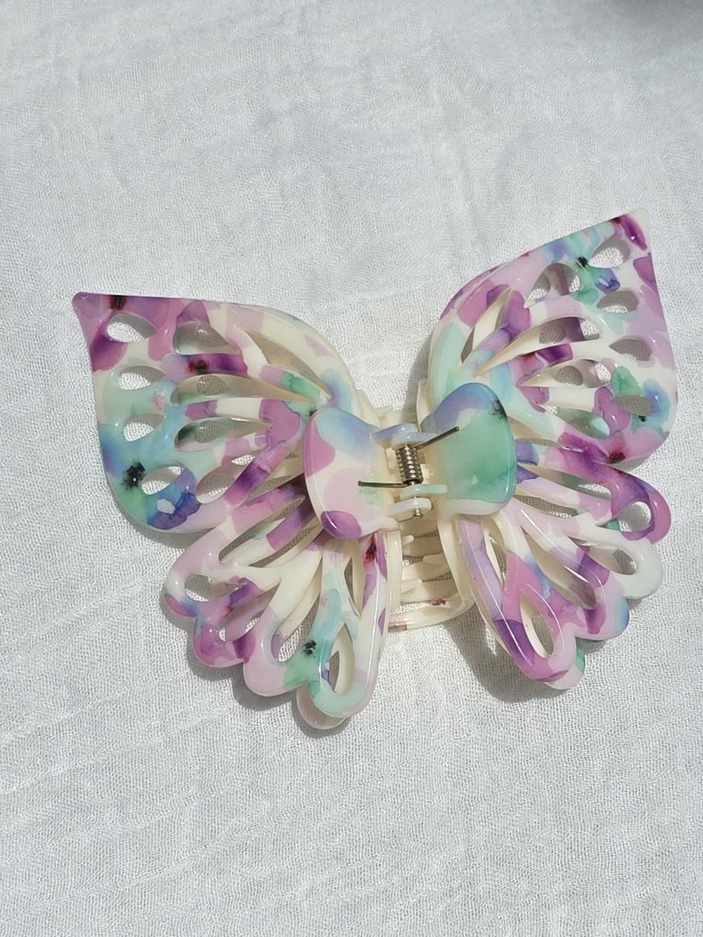 Marbled Butterfly Elegant Claw Clip